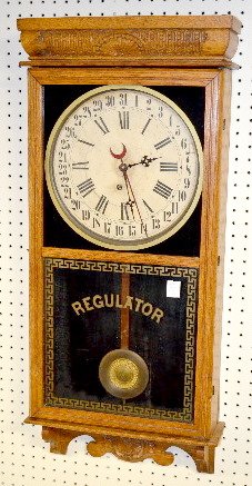 Ingraham Calendar Store Regulator Clock — Antique Clocks Price Guide