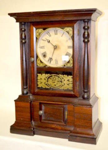 Atkins Antique Rosewood Shelf Clock — Antique Clocks Price Guide