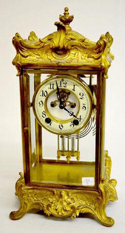 Antique New Haven Crystal Regulator Clock, ÓThoreauÒ — Antique Clocks Price Guide