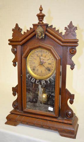 Walnut Shelf Clock — Antique Clocks Price Guide