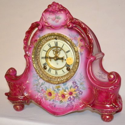 Ansonia Royal Bonn La Vera China Clock — Antique Clocks Price Guide
