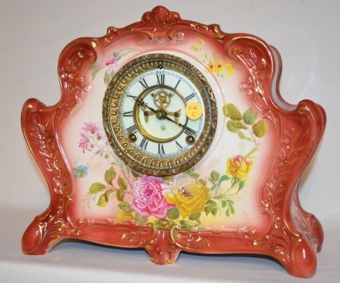 Ansonia Royal Bonn La Rita China Clock — Antique Clocks Price Guide
