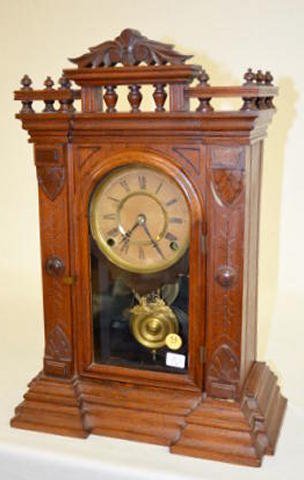 Ingraham Oak Parlor Clock — Antique Clocks Price Guide