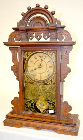 Antique Walnut ÒEclipseÓ Kitchen Clock — Antique Clocks Price Guide