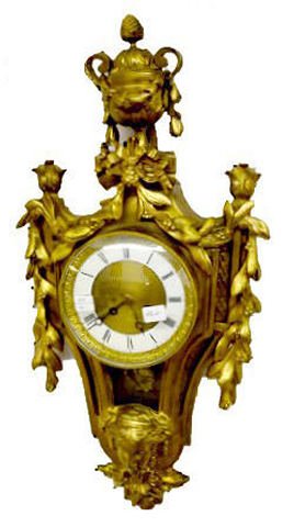 S. Marti Bronze Cartel Hanging — Antique Clocks Price Guide