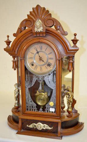 Gilbert Oak ÓOccidentalÒ Parlor Clock — Antique Clocks Price Guide