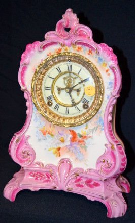 Ansonia Royal Bonn La Calle China Clock — Antique Clocks Price Guide