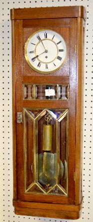 1 Wt. Antique Vienna Regulator Wall Clock — Antique Clocks Price Guide