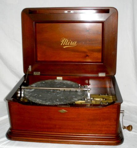 Antique Mira Disc Music Box — Antique Clocks Price Guide