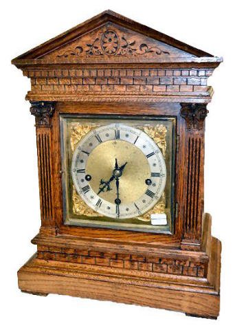 Winterhalder &amp; Hofmeier 3 Train Bracket Clock — Antique Clocks Price Guide