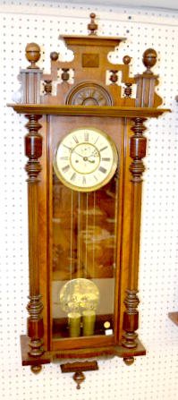 Gustav Becker 2-Weight Wall Clock — Antique Clocks Price Guide