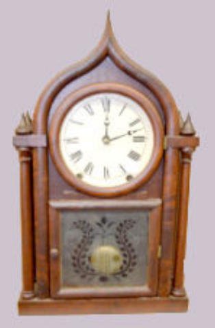 Brewster &amp; Ingraham Onion Top Shelf Clock — Antique Clocks Price Guide