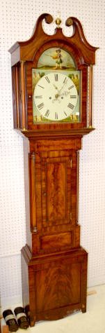 English T&amp;S 8 Day Tall Case Clock — Antique Clocks Price Guide