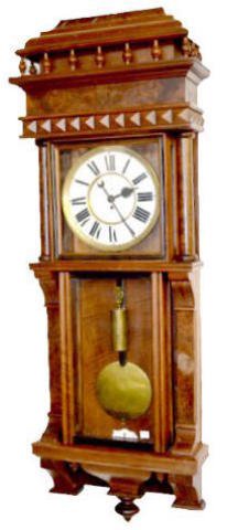 Large 1-Weight Wall Clock — Antique Clocks Price Guide