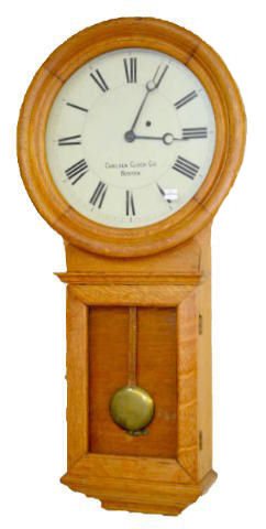 Oak Chelsea Weight-Driven Clock — Antique Clocks Price Guide