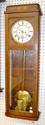 Signed Two-Weight Vienna Wall Clock — Antique Clocks Price Guide