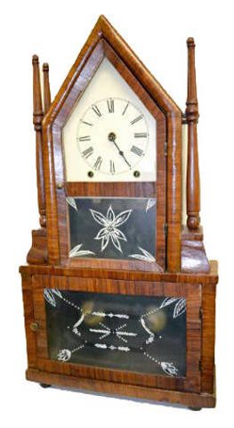 4 Candle Double Fusee Steeple on Steeple Clock — Antique Clocks Price Guide