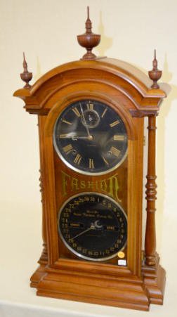 Seth Thomas Fashion No. 6 Black Dial Clock — Antique Clocks Price Guide