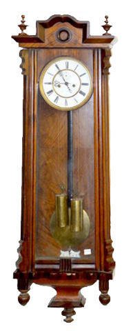 Two-Weight Vienna Regulator Wall Clock — Antique Clocks Price Guide