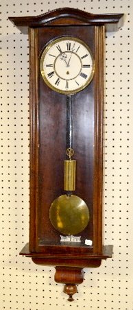 Early One-Weight Vienna Wall Clock — Antique Clocks Price Guide
