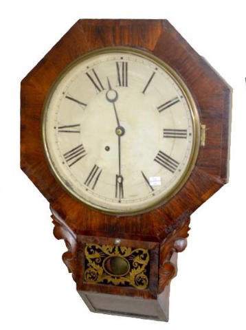 New Haven Rosewood School Clock — Antique Clocks Price Guide