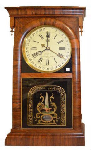 Ansonia Brass &amp; Copper Calendar Clock — Antique Clocks Price Guide