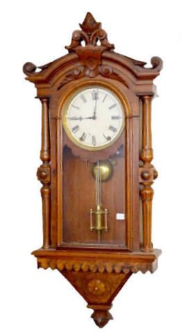 E.N. Welch No. 30 Walnut Wall Clock — Antique Clocks Price Guide