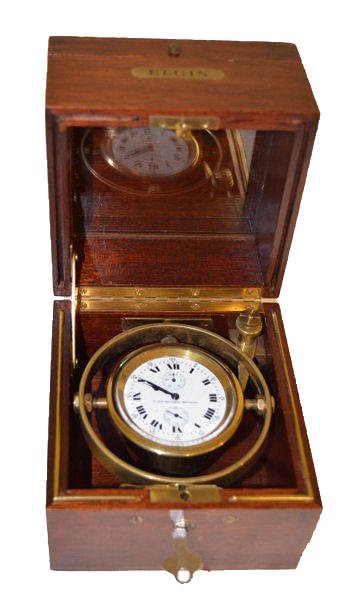 Elgin 21J Chronometer in Marked Elgin Box — Antique Clocks Price Guide