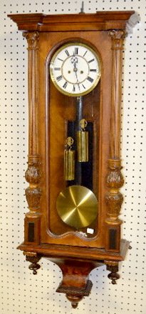 Two-Weight Vienna Wall Clock — Antique Clocks Price Guide