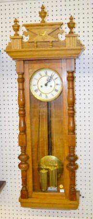 Gustav Becker 2-Weight Wall Clock — Antique Clocks Price Guide