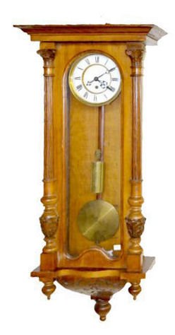 One-Weight Vienna Regulator Clock — Antique Clocks Price Guide