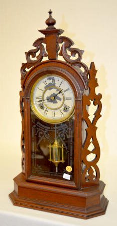 George B. Owen Ornate Carved Parlor Clock — Antique Clocks Price Guide