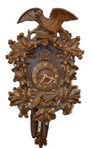 Lux USA 2 Wt. Cuckoo Clock — Antique Clocks Price Guide
