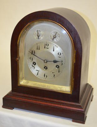 Antique German Westminster Chime Short Clock — Antique Clocks Price Guide