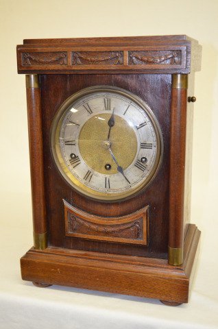 German Antique Westminster Chime Short Clock — Antique Clocks Price Guide
