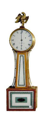 Elmer O. Stennes Weight Banjo Clock — Antique Clocks Price Guide