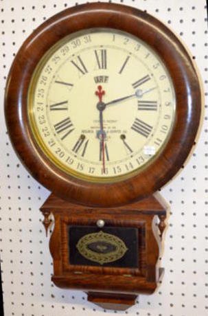 Ansonia Terry Patent Calendar Clock — Antique Clocks Price Guide