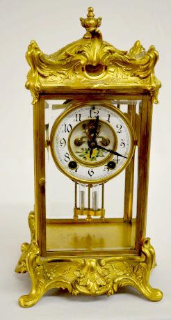 New Haven Crystal Regulator ÓThoreauÒ Clock — Antique Clocks Price Guide
