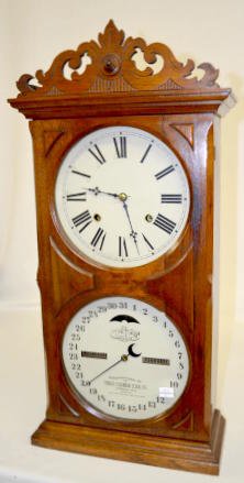 Ithaca No. 10 Double Dial Shelf Clock — Antique Clocks Price Guide