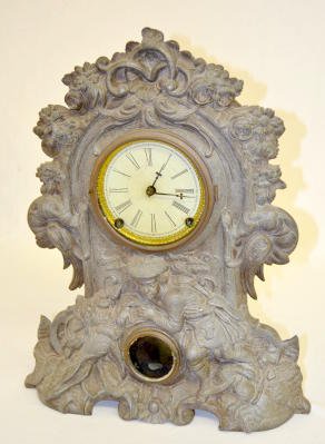 N. Muller No. 66 Iron Front Shelf Clock — Antique Clocks Price Guide