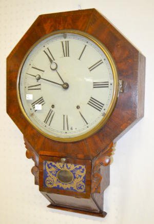 New Haven Rosewood Short Drop Wall Clock — Antique Clocks Price Guide