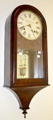Chauncey Jerome Antique Wall Hanging Clock — Antique Clocks Price Guide