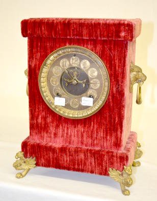 Ansonia Plush Florentine Series Shelf Clock — Antique Clocks Price Guide