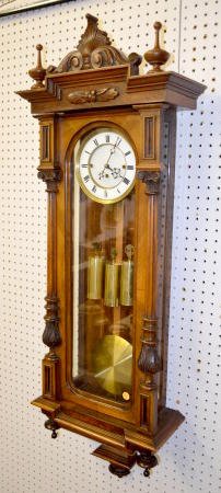 3 Weight Carved Vienna Regulator Clock — Antique Clocks Price Guide