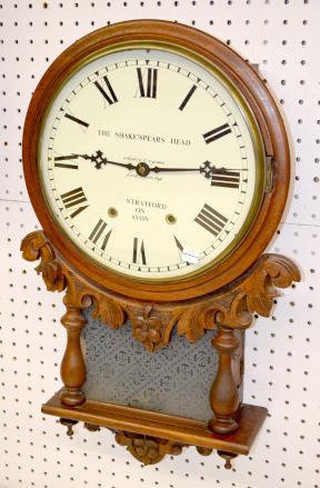 English Advertising Tavern Clock — Antique Clocks Price Guide