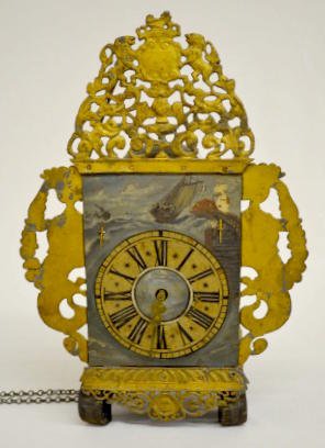 Early Dutch Friese Clock Movement &amp; Dial — Antique Clocks Price Guide