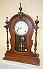 Antique Walnut Parlor Model Shelf Clock, ÓMonogramÒ