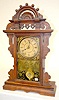 Antique Walnut ÒEclipseÓ Kitchen Clock