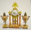Antique French 3-Piece Clock