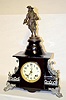 Ansonia Black Iron 8 Day T&S Clock